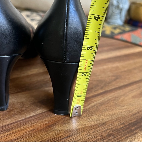 GUCCI Horseshoe Logo Black Leather Pumps US9 - Picture 8 of 15